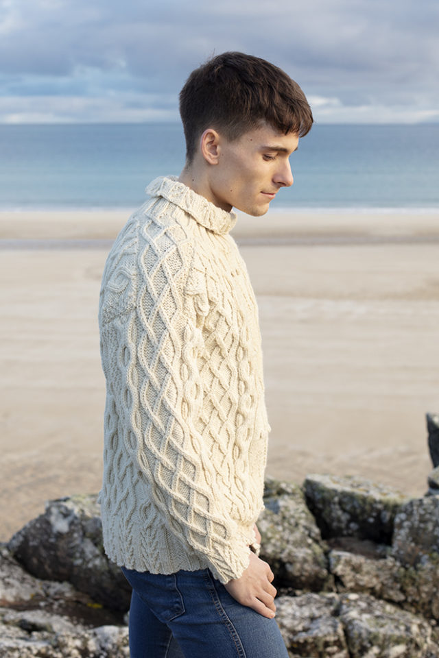 Aranmor hand knitwear design from the book Aran Knitting by Alice Starmore