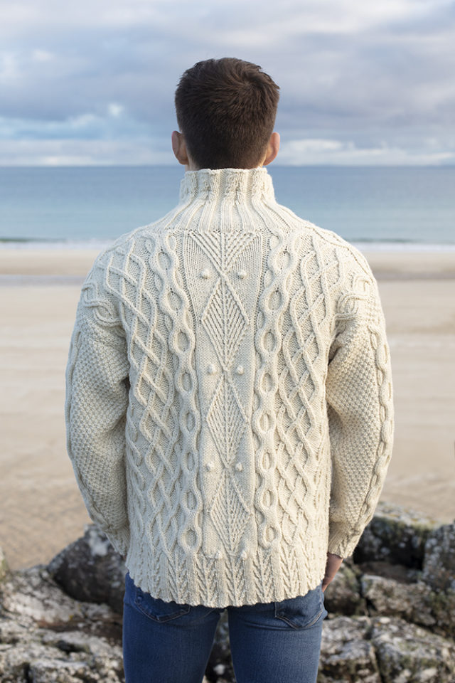Aranmor hand knitwear design from the book Aran Knitting by Alice Starmore