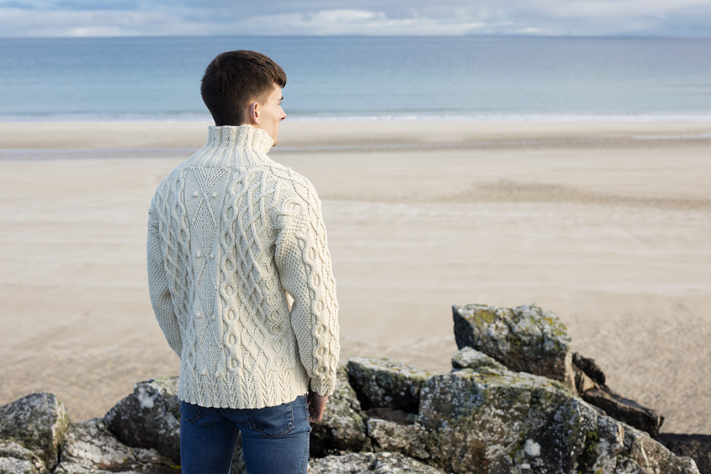 Aranmor hand knitwear design from the book Aran Knitting by Alice Starmore