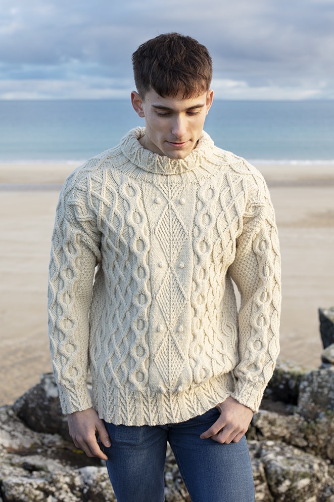 Aranmor hand knitwear design from the book Aran Knitting by Alice Starmore