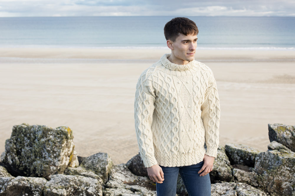 Aranmor hand knitwear design from the book Aran Knitting by Alice Starmore