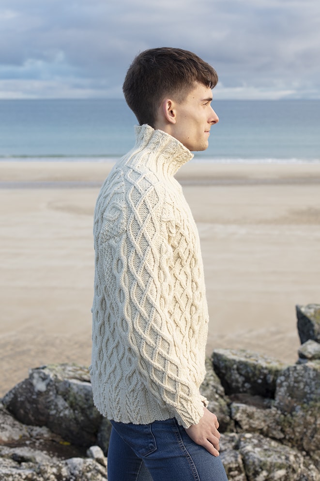 Aranmor hand knitwear design from the book Aran Knitting by Alice Starmore