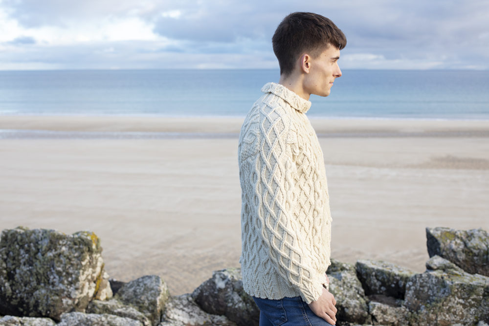 Aranmor hand knitwear design from the book Aran Knitting by Alice Starmore