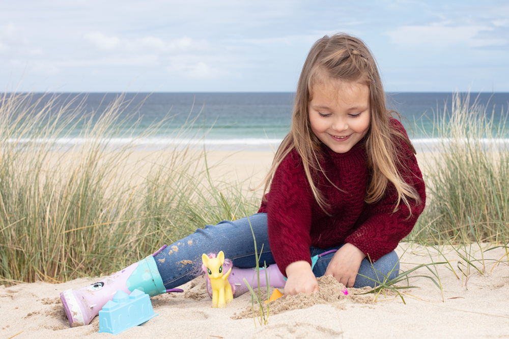 Classic Aran hand knitwear design from the book The Children's Collection by Alice Starmore