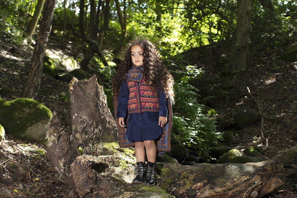 Elephants waistcoat and blanket hand knitwear designs from the book The Children's Collection by Alice Starmore