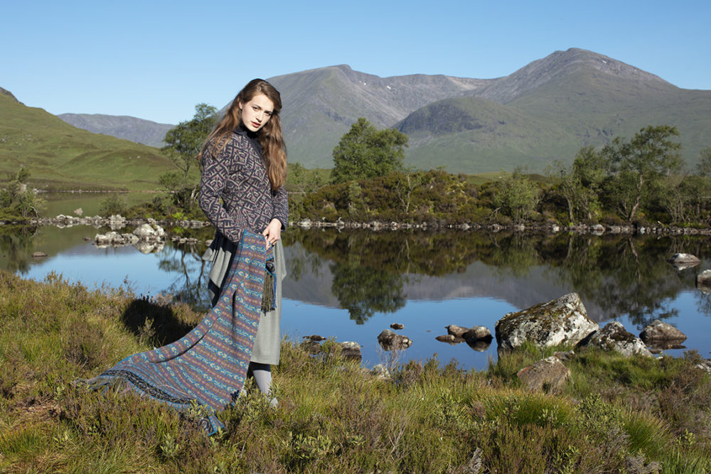 Elizabethan Jacket hand knitwear design by Jade Starmore from the book A Collector's Item