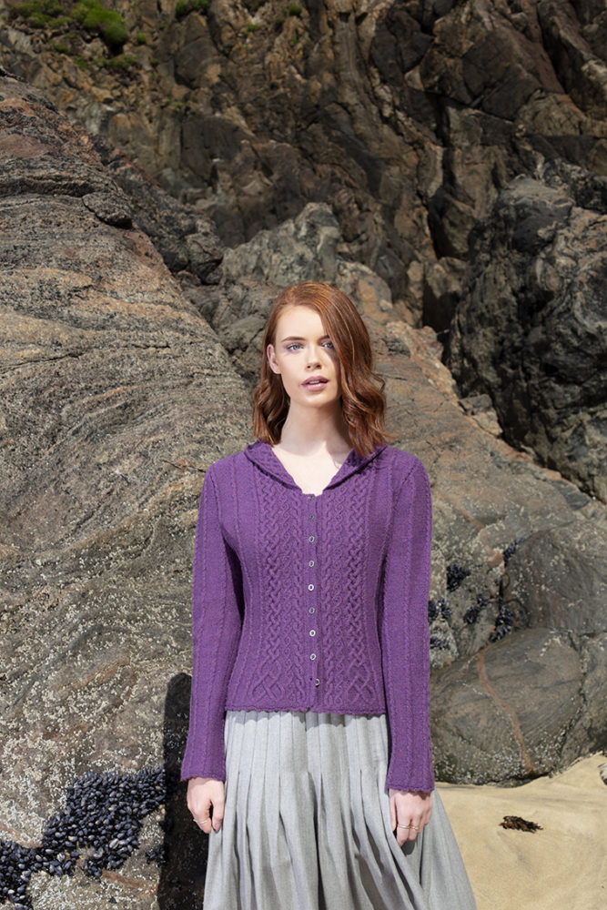 Eala Bhan hand knitwear design from the book Aran Knitting by Alice Starmore