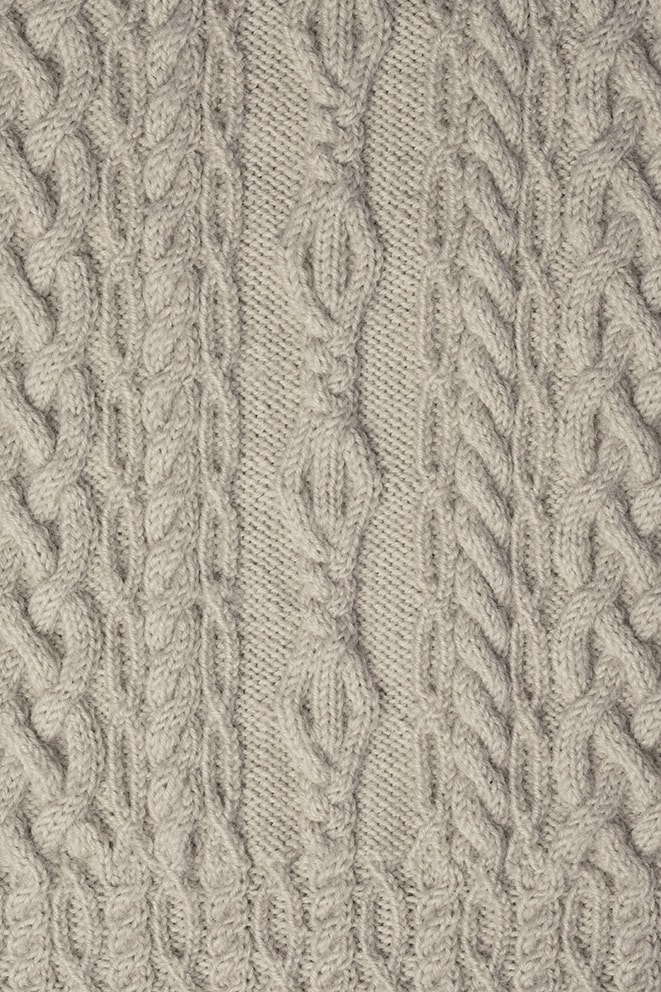 Fulmar hand knitwear design from the book Aran Knitting by Alice Starmore