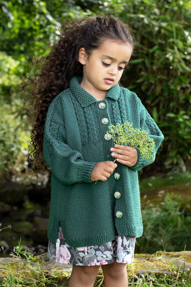 Mendocino hand knitwear design from the book The Children's Collection by Alice Starmore