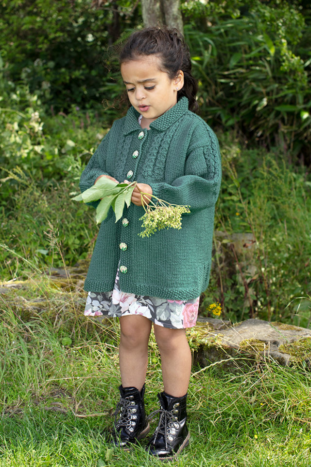 Mendocino hand knitwear design from the book The Children's Collection by Alice Starmore