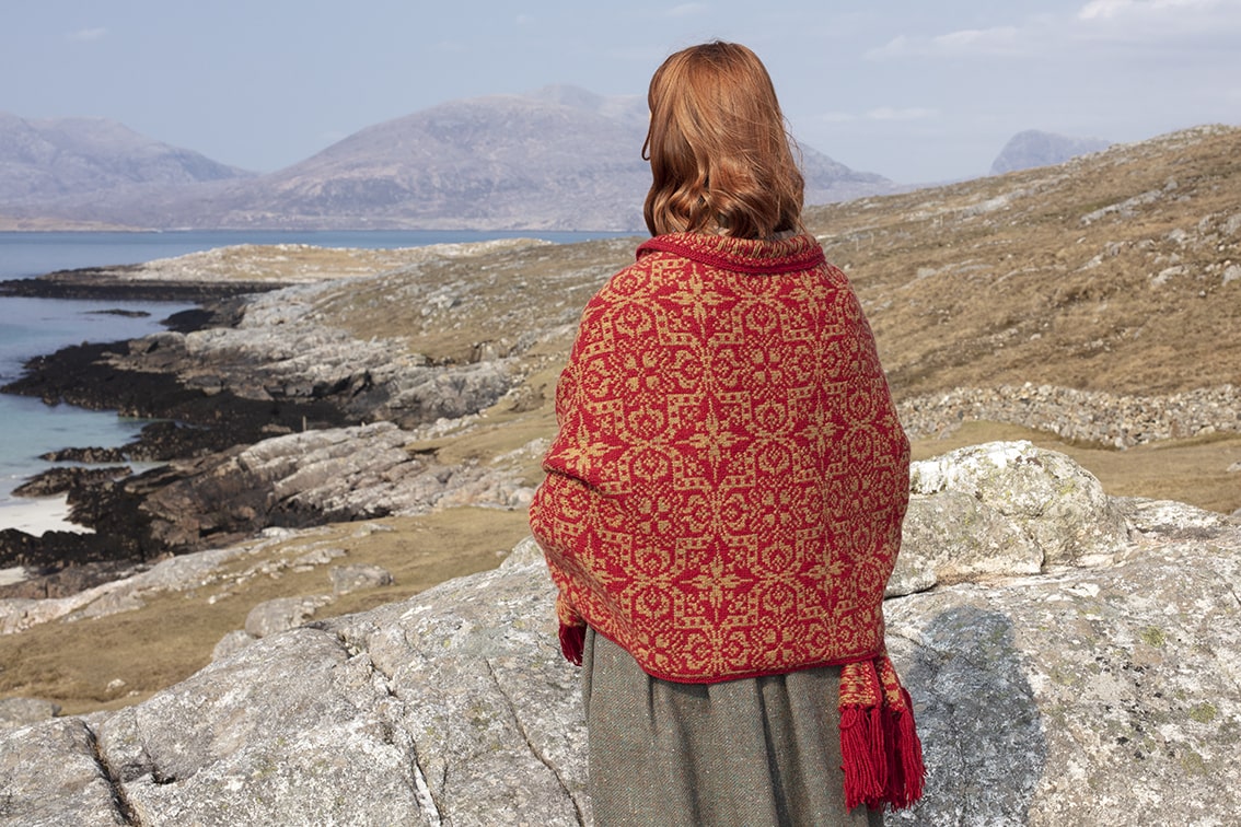 Persian Tiles hand knitwear design by Jade Starmore from the book A Collector's Item