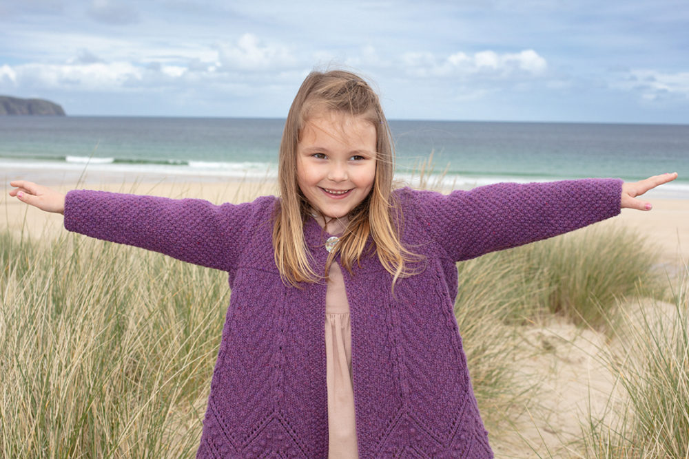 Secret Garden hand knitwear design from the book The Children's Collection by Alice Starmore