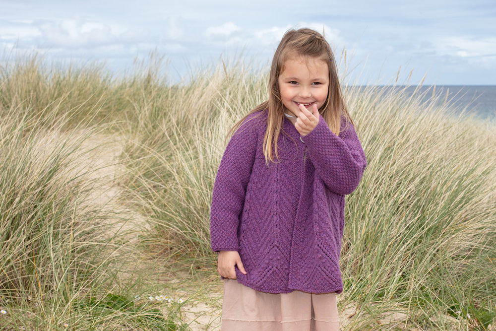 Secret Garden hand knitwear design from the book The Children's Collection by Alice Starmore