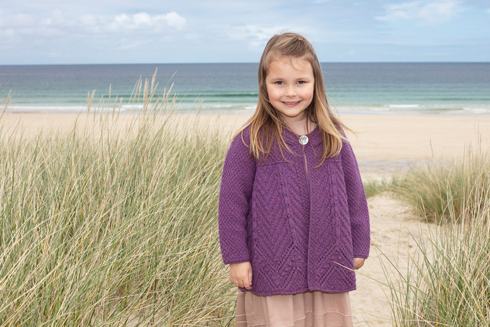 Secret Garden hand knitwear design from the book The Children's Collection by Alice Starmore