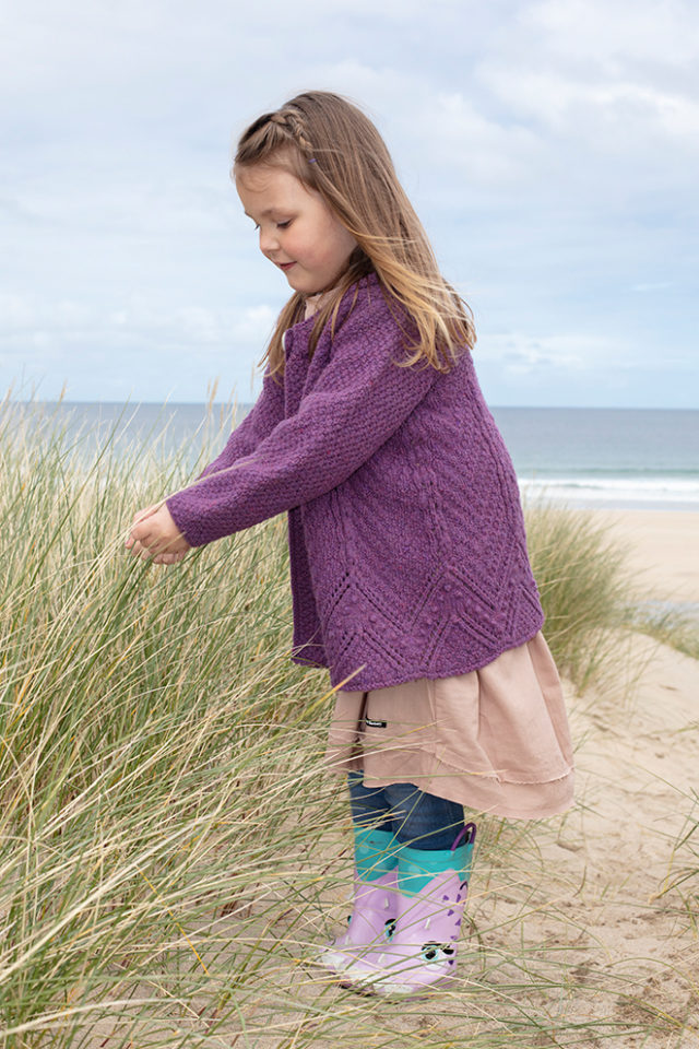 Secret Garden hand knitwear design from the book The Children's Collection by Alice Starmore
