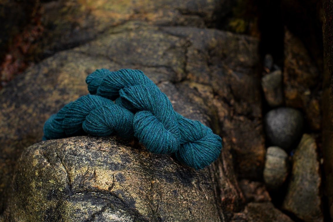 Alice Starmore 3 Ply Hebridean hand knitting yarn in Lapwing