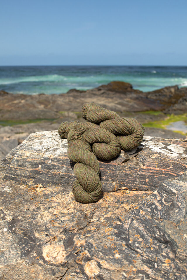 Alice Starmore 2 Ply Hebridean hand knitting yarn in Machair