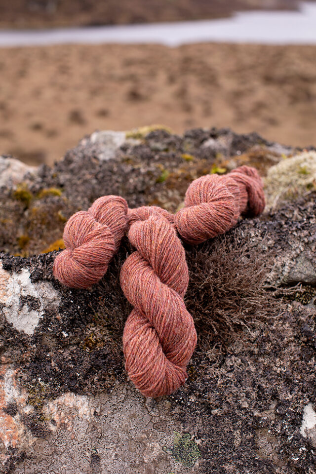 Alice Starmore 2 Ply Hebridean hand knitting yarn in Mountain Hare