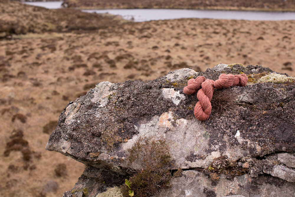 Alice Starmore 2 Ply Hebridean hand knitting yarn in Mountain Hare