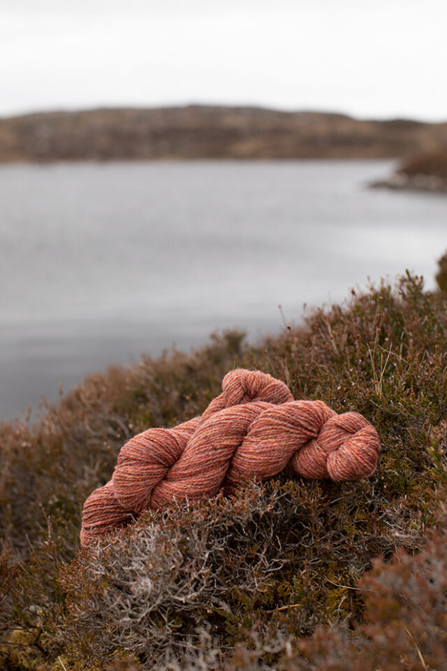 Alice Starmore 2 Ply Hebridean hand knitting yarn in Mountain Hare