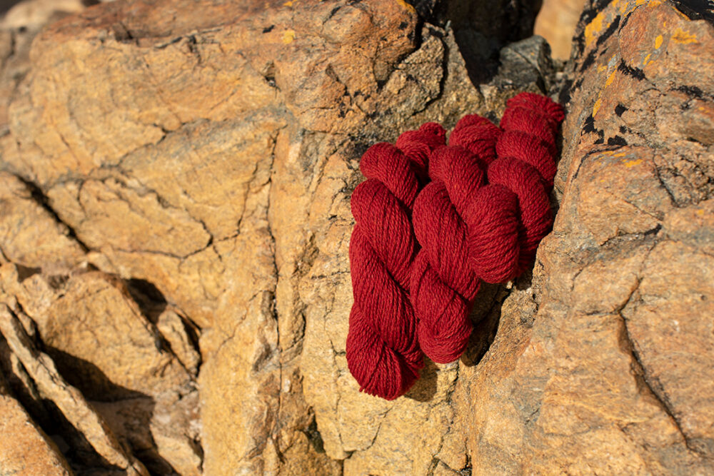 Alice Starmore 2 Ply Hebridean hand knitting yarn in Sea Anemone