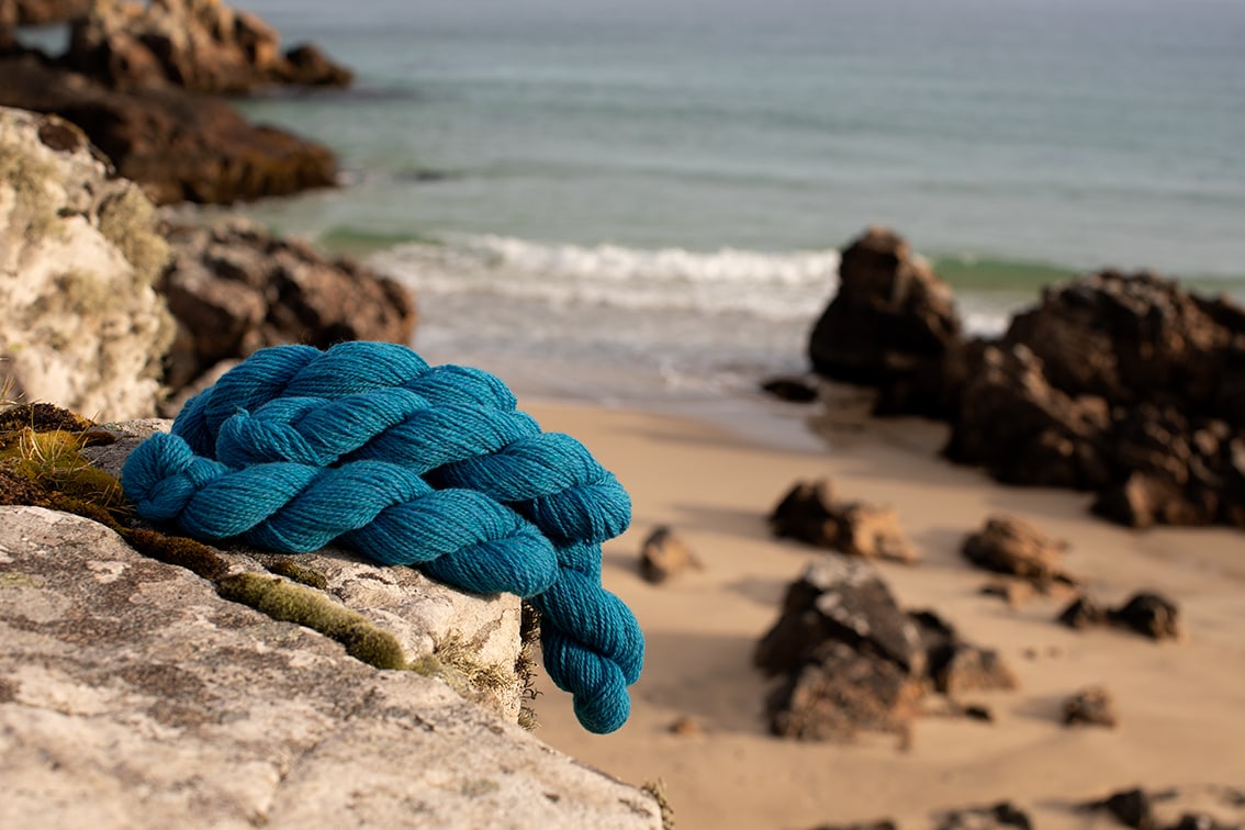 Alice Starmore 2 Ply Hebridean hand knitting yarn in Strabhann