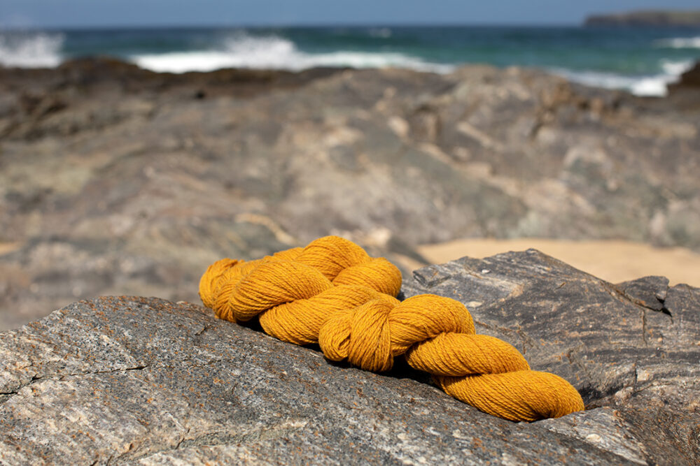 Alice Starmore 2 Ply Hebridean hand knitting yarn in Whin