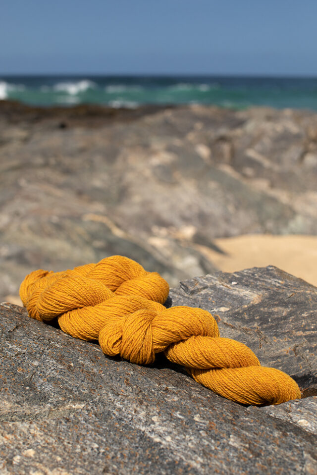 Alice Starmore 2 Ply Hebridean hand knitting yarn in Whin