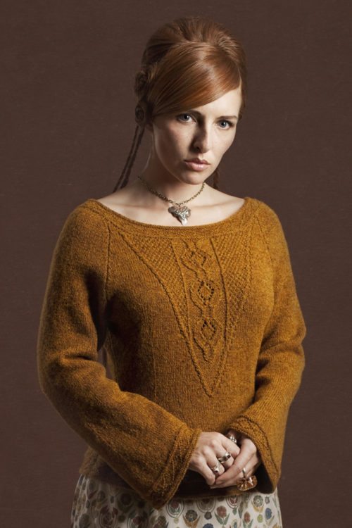 Elizabeth I hand knitwear design by Alice Starmore from the book Tudor Roses