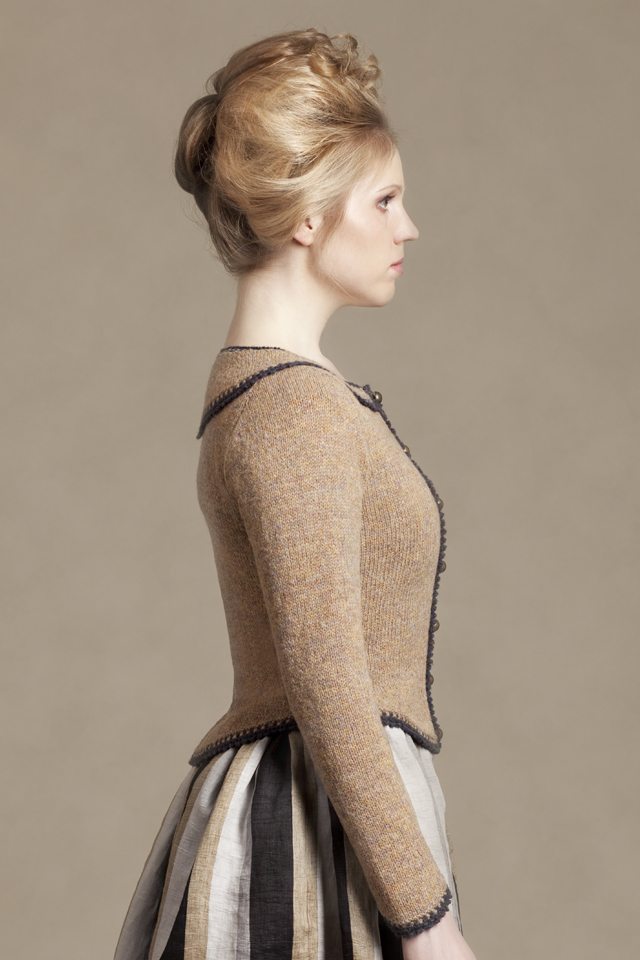 Elizabeth Woodville hand knitwear design by Alice Starmore from the book Tudor Roses