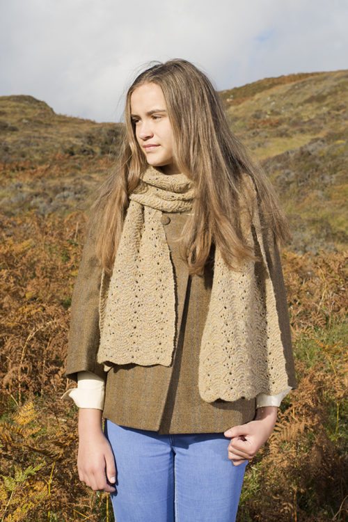 Birdsfoot patterncard kit by Alice Starmore in Hebridean 2 Ply pure British wool hand knitting yarn