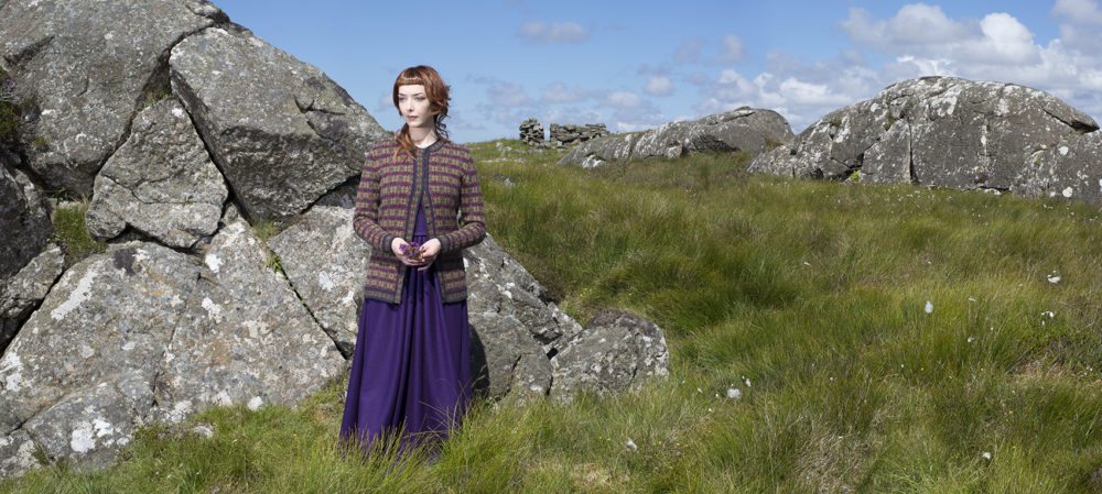 The Caileach hand knitwear design by Alice Starmore from the book Glamourie