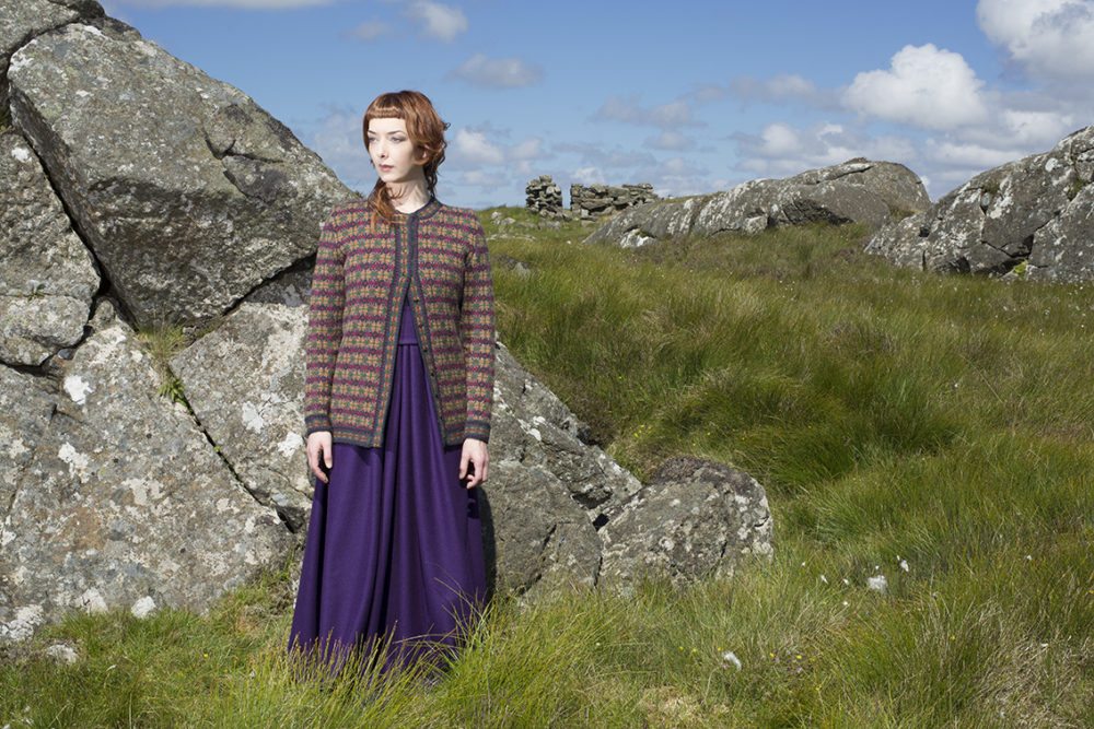 The Caileach hand knitwear design by Alice Starmore from the book Glamourie