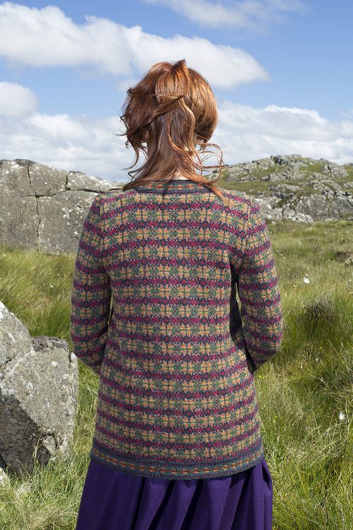 The Caileach hand knitwear design by Alice Starmore from the book Glamourie