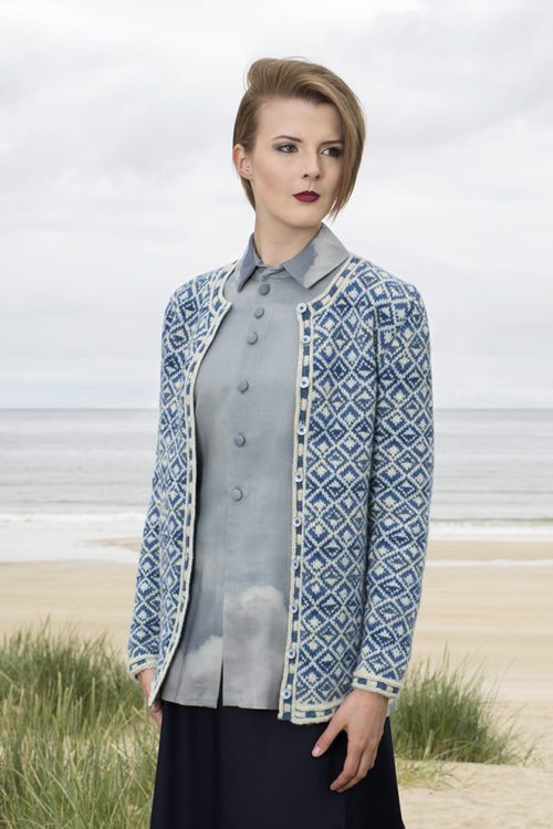 Delta classic design patterncard kit by Jade Starmore in Hebridean 2 Ply pure British wool hand knitting yarn