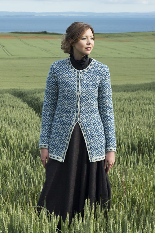 Delta classic design patterncard kit by Jade Starmore in Hebridean 2 Ply pure British wool hand knitting yarn