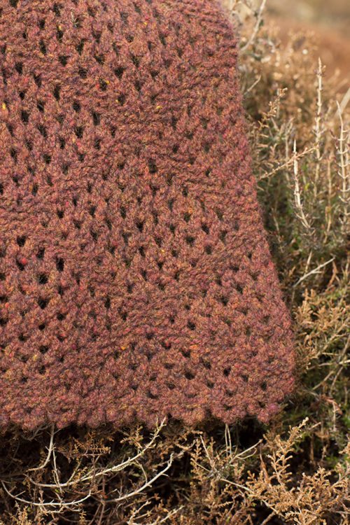 Driftnet patterncard kit by Alice Starmore in Hebridean 2 Ply pure British wool hand knitting yarn