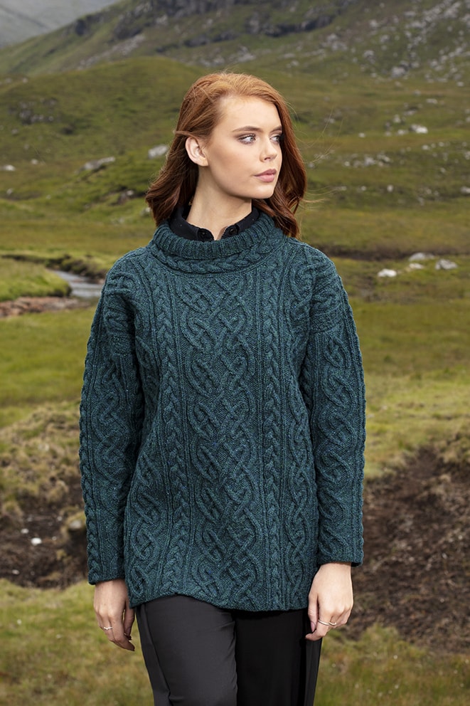 St Brigid hand knitwear design from the book Aran Knitting by Alice Starmore
