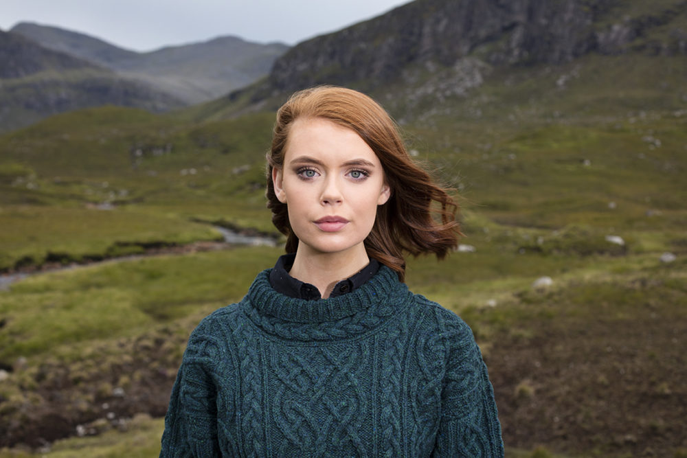 St Brigid hand knitwear design from the book Aran Knitting by Alice Starmore