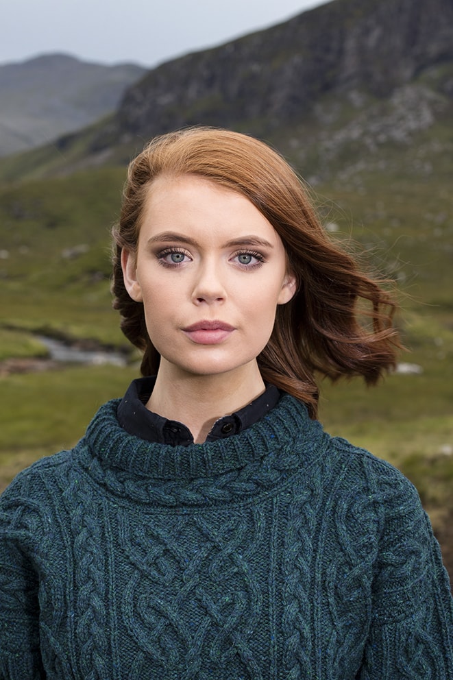 St Brigid hand knitwear design from the book Aran Knitting by Alice Starmore