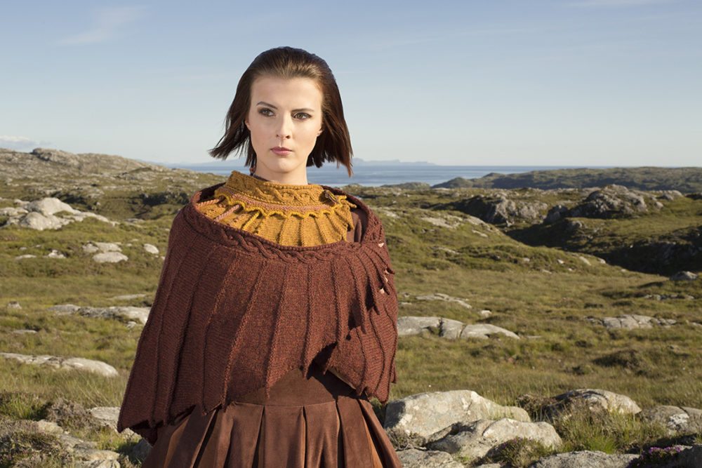 The Eagle hand kniting design by Alice Starmore from the book Glamourie