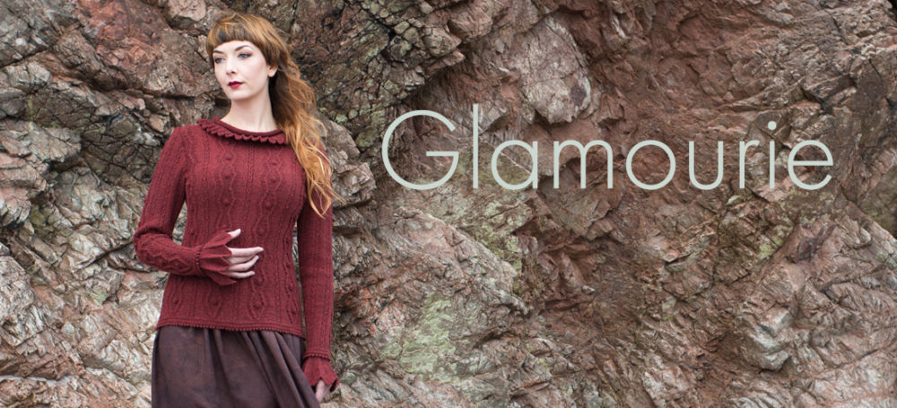 Sea Anemone hand knitwear design from the book Glamourie by Alice Starmore