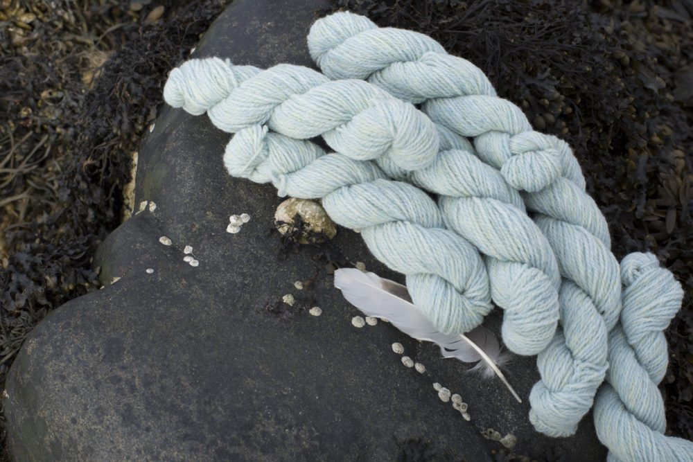 Alice Starmore Hebridean 2 Ply pure new British wool hand knitting Yarn in Kittiwake colour