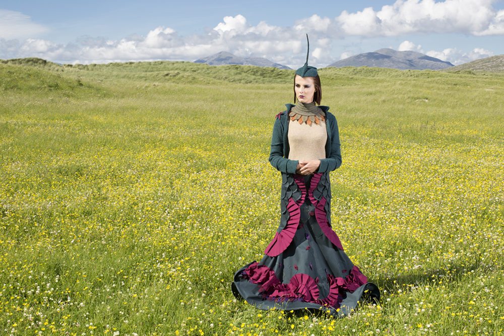 The Lapwing costume by Alice Starmore from the book Glamourie