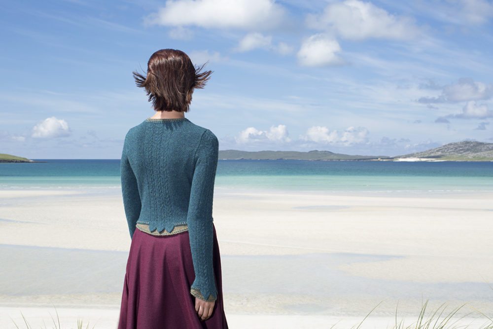 The Lapwing hand knitwear design by Alice Starmore from the book Glamourie