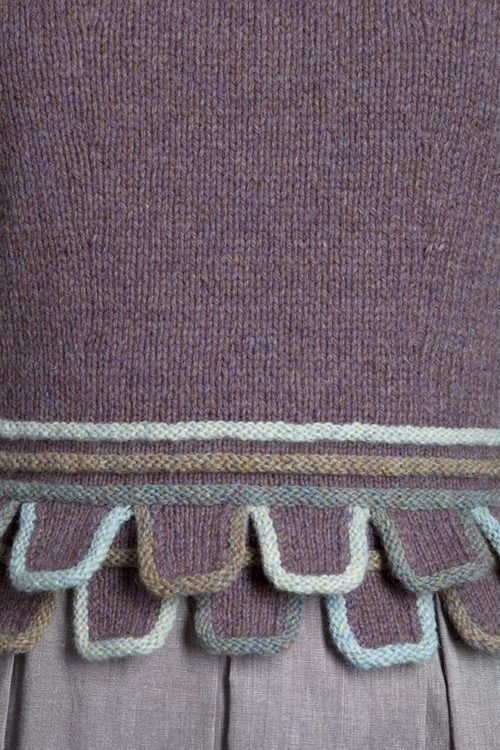 Mol Eire patterncard kit by Jade Starmore in Hebridean pure British wool hand knitting yarn