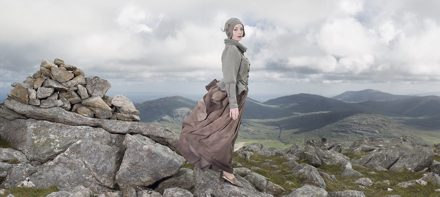 The Mountain Hare costume by Alice Starmore from the book Glamourie