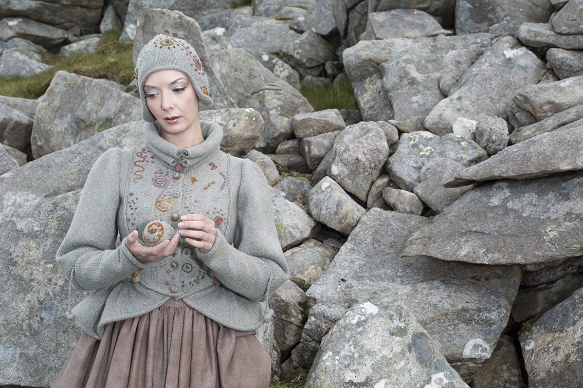 The Mountain Hare costume by Alice Starmore from the book Glamourie