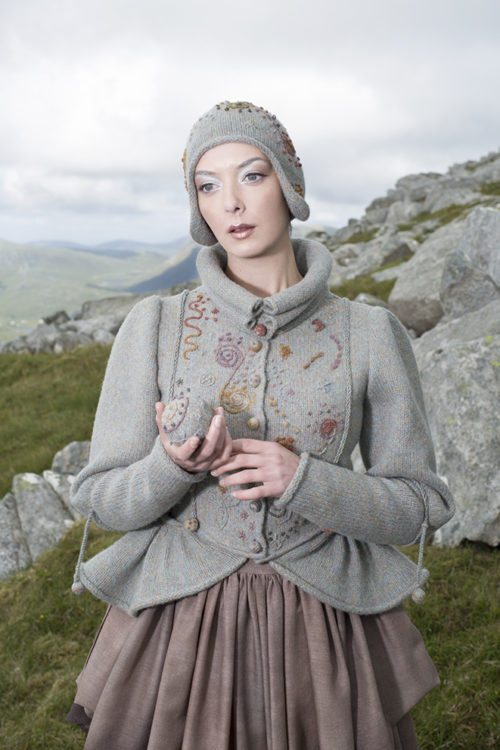 The Mountain Hare costume by Alice Starmore from the book Glamourie