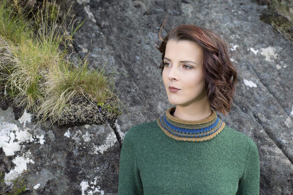 The Otter hand knitwear design by Jade Starmore from the book Glamourie